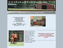 Tablet Screenshot of csfeedsupply.com
